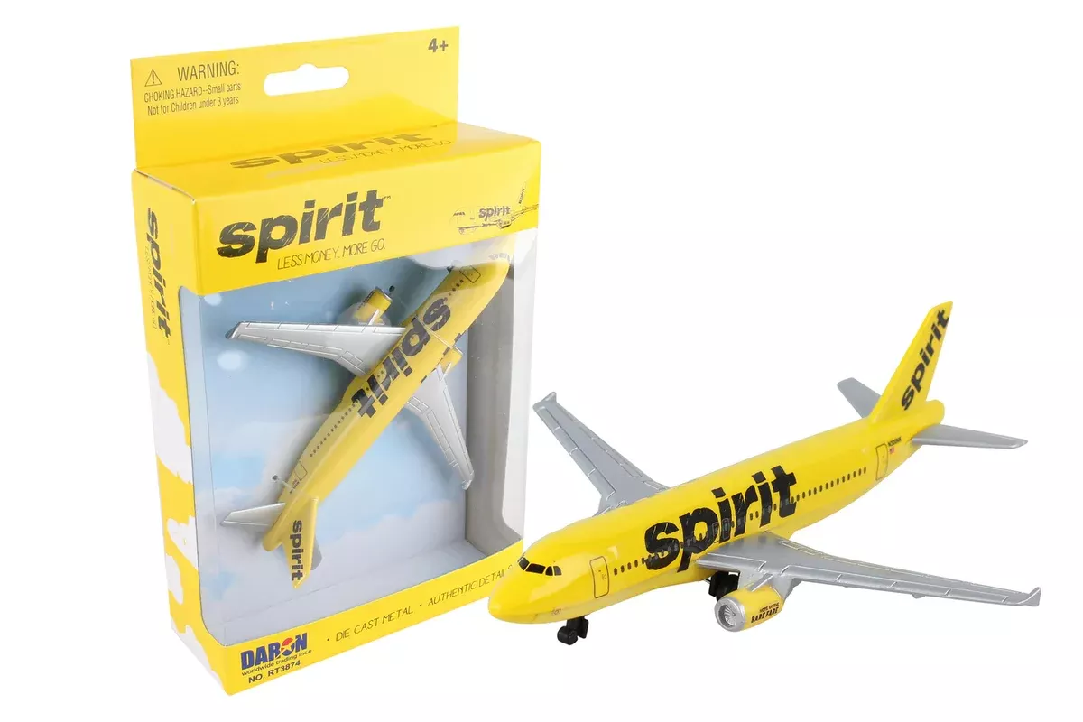 DARON RT3874 Spirit Airlines AIRBUS A320 Die Cast Model Plane