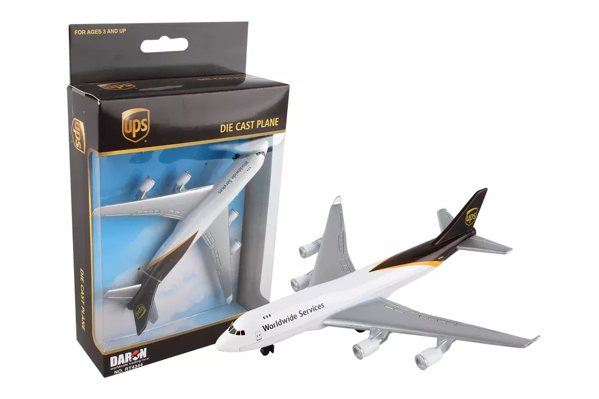 DARON RT4344 UPS Boeing 747 Die Cast Model Plane