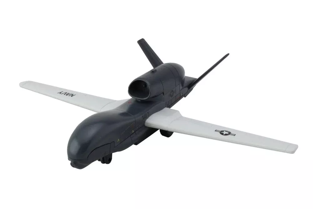 DARON RT9809 RQ-4 Global Hawk Military Drone Pullback Toy Aircraft