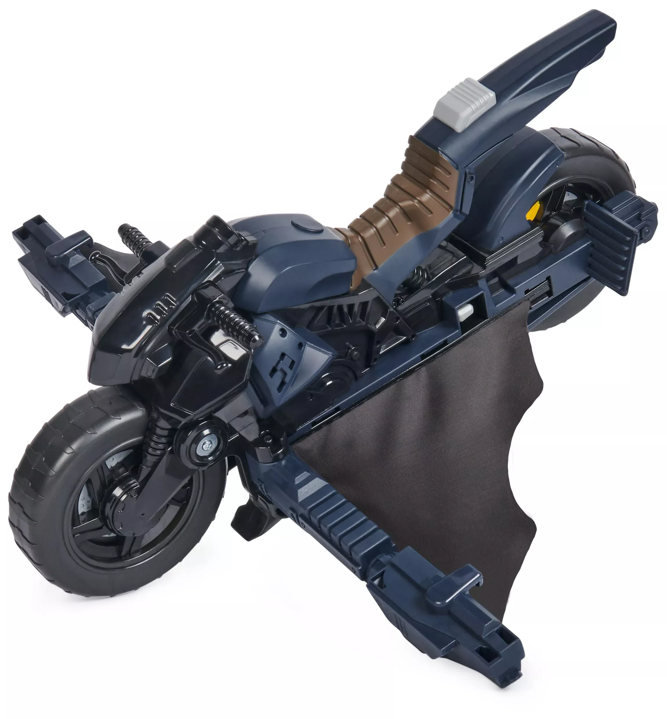 DC Comics Batman Batcycle 2-in-1 Transforming Toy, Figure Compatible,