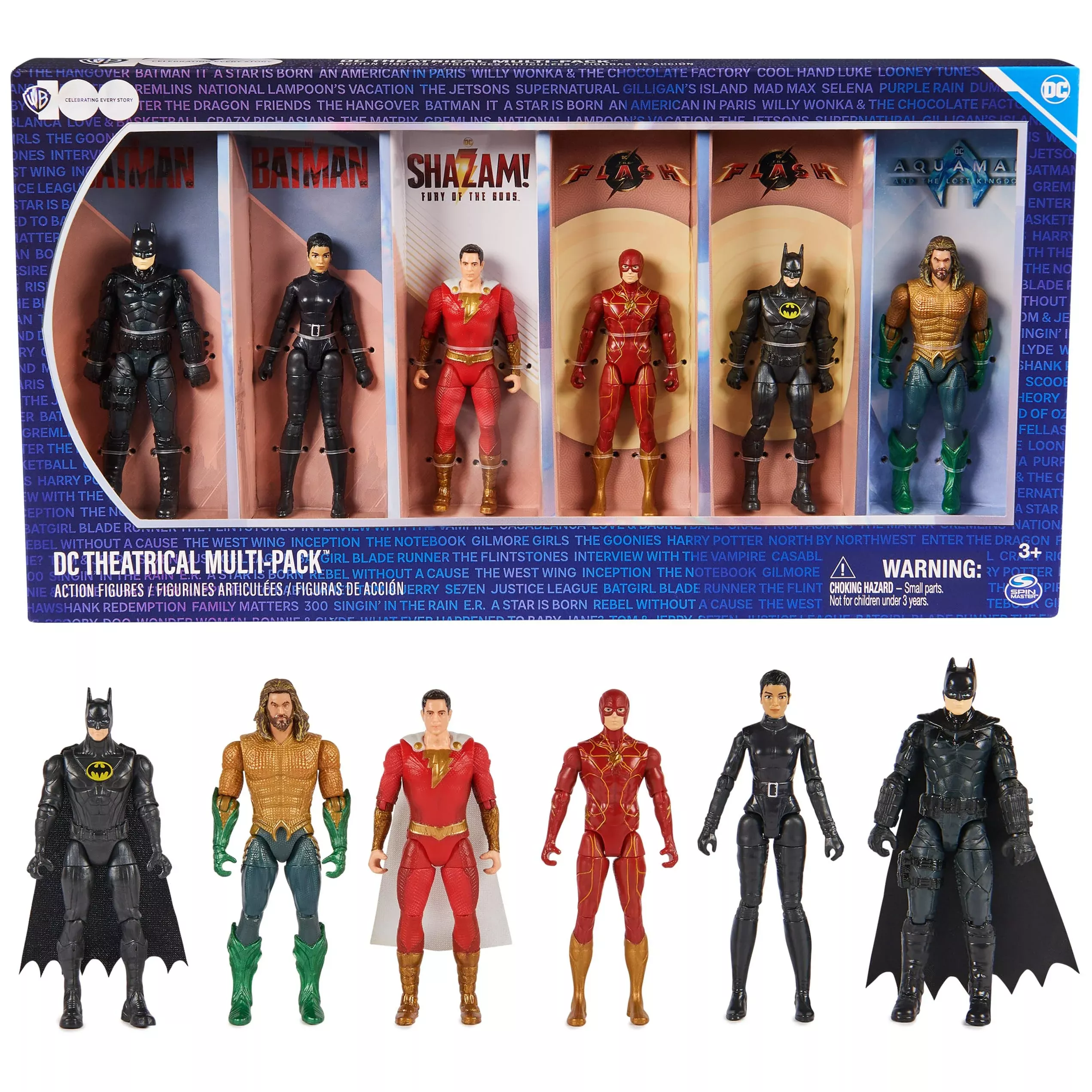 DC Comics Limited Edition 6 Super Hero Action Figures Multi Color Coll