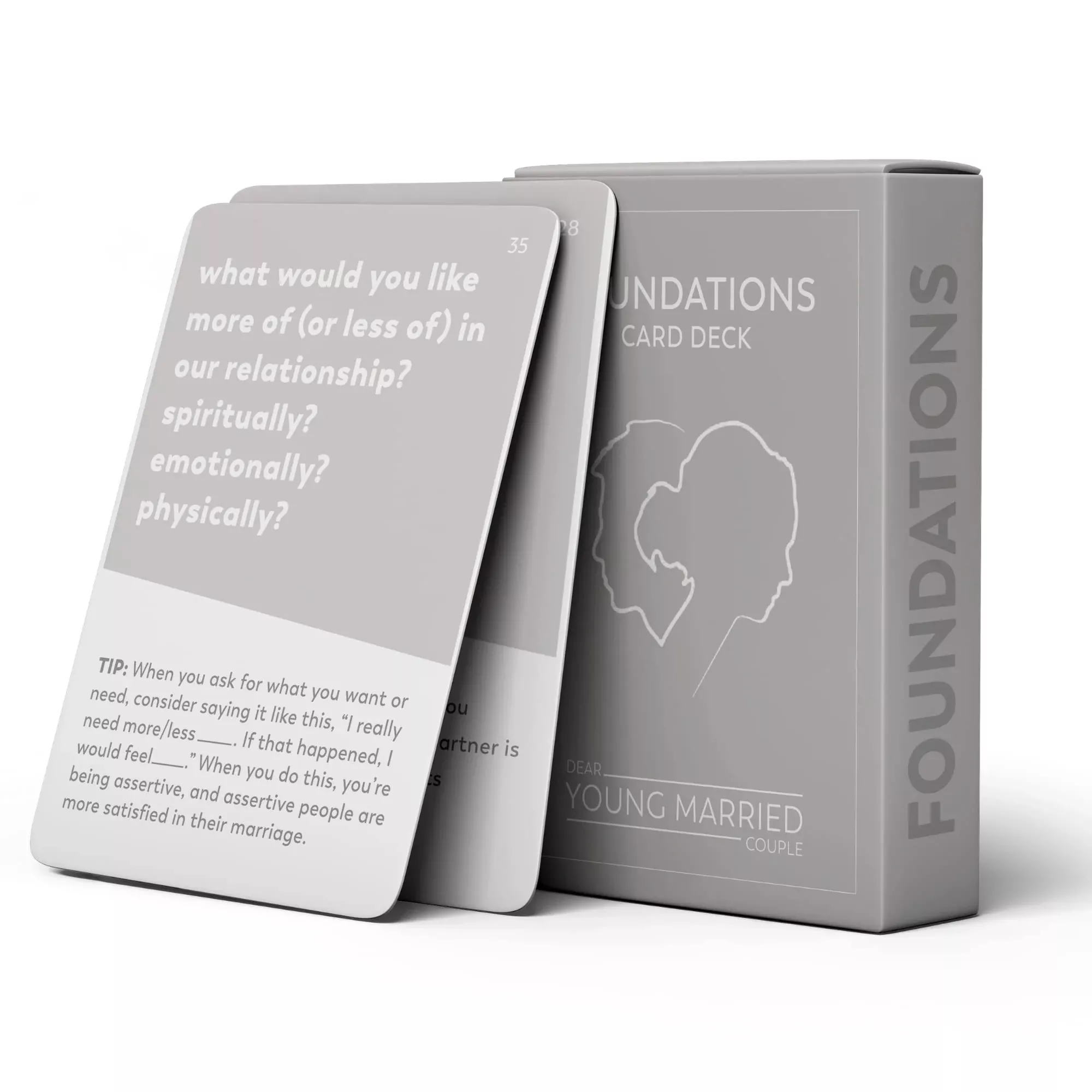 DEAR YOUNG MARRIED COUPLE Foundations Card Deck - 52 Conversation Star