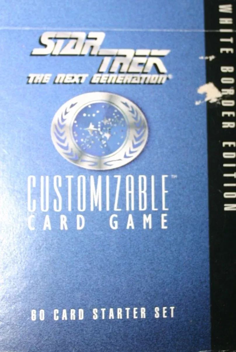 Decipher STAR TREK: TNG Customizable Card Game Starter Set - White 60 Cards