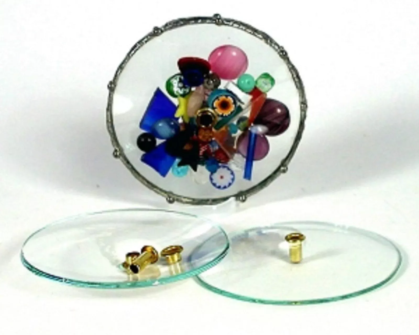 Delphi Glass Custom Kaleidoscope Kit with 2 Glass Domes