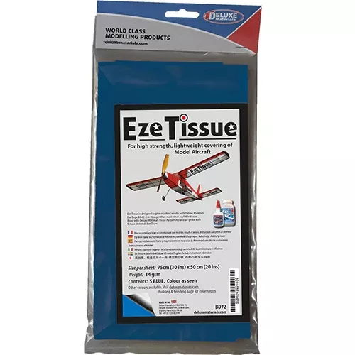 Deluxe Materials BD72 EZE Tissue Blue (5 Sheets)