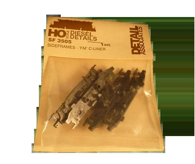 Detail Associates SF-3505 HO Scale FM C-Liner Sideframes (1 Set)