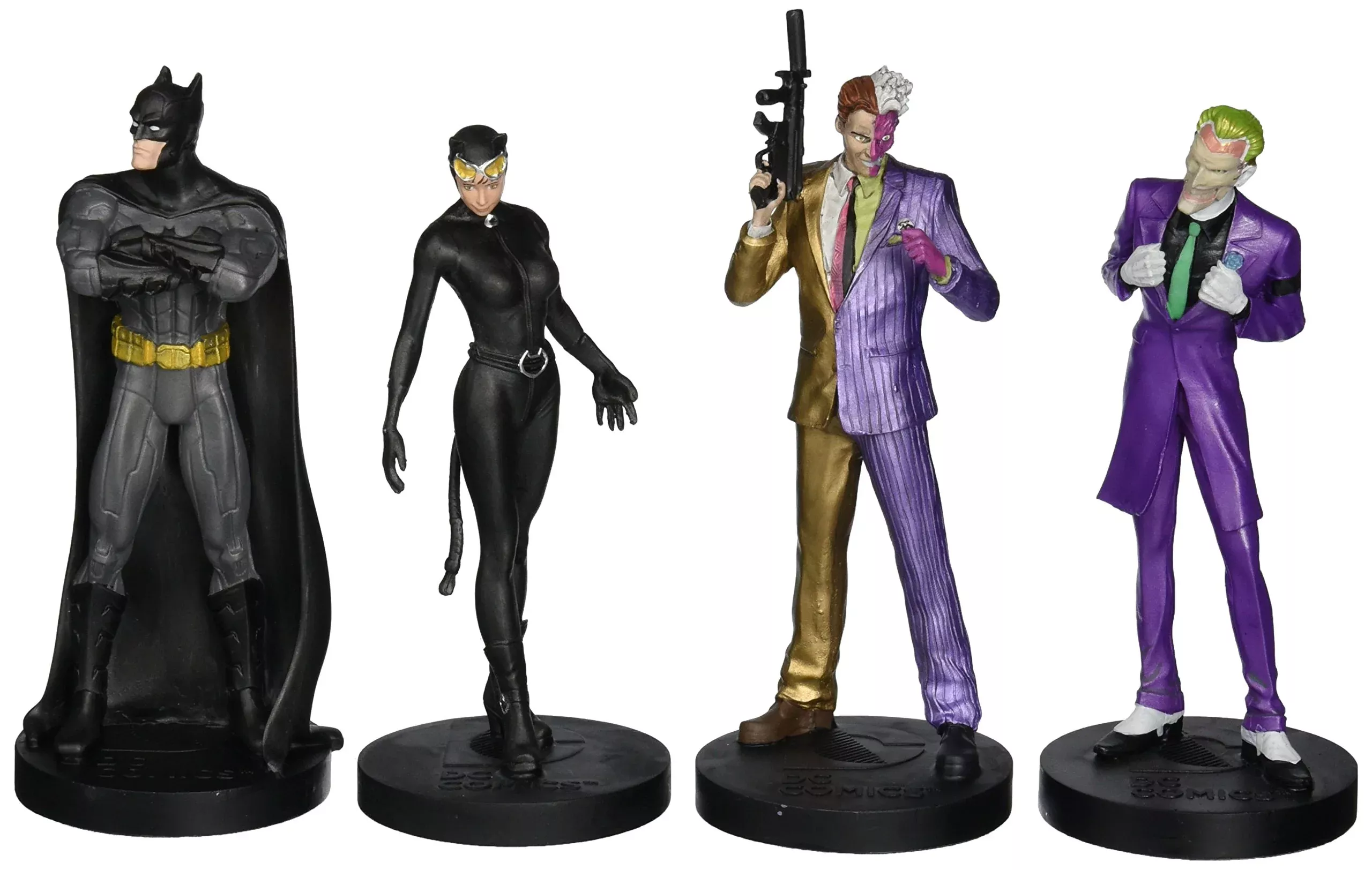 Diamond Comic Distributors Batman 75th Anniversary Figurine Set 4.5" Multicolor