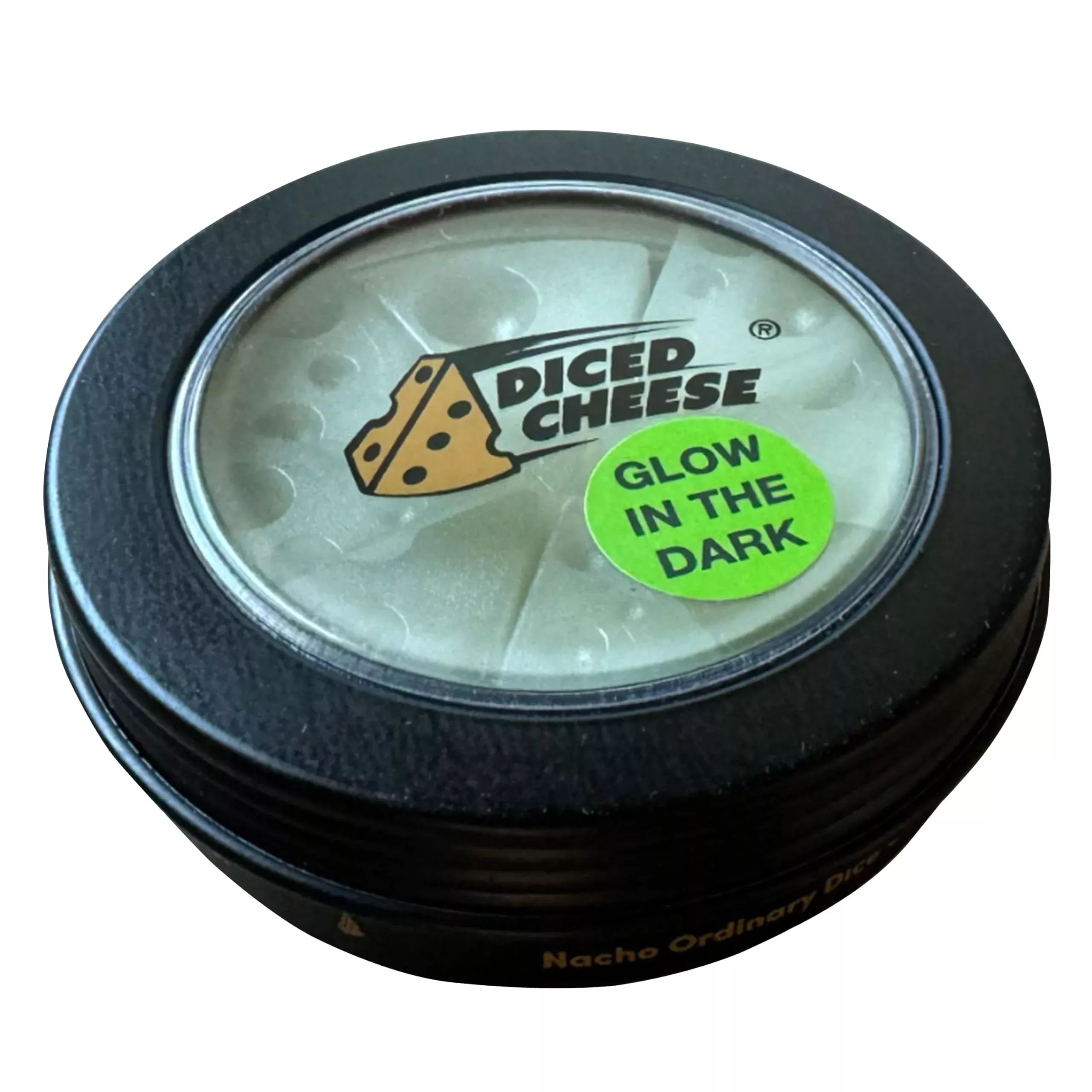 Diced Cheese Glow in The Dark Dice Game for 1-6 Players, 1 Pack