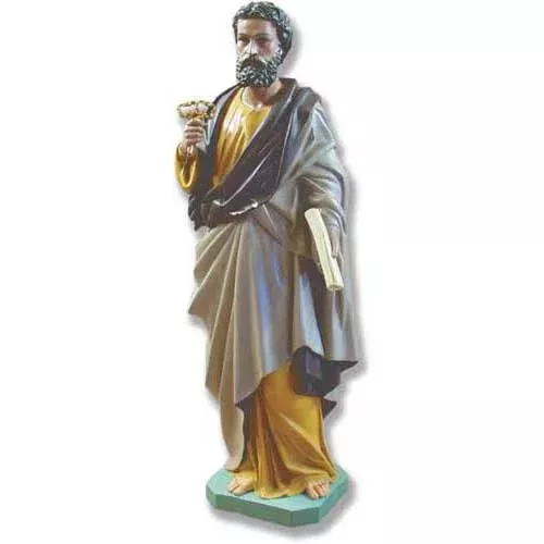 "Divine Presence: Saint Peter - 63" H Large Religious Sculpture"