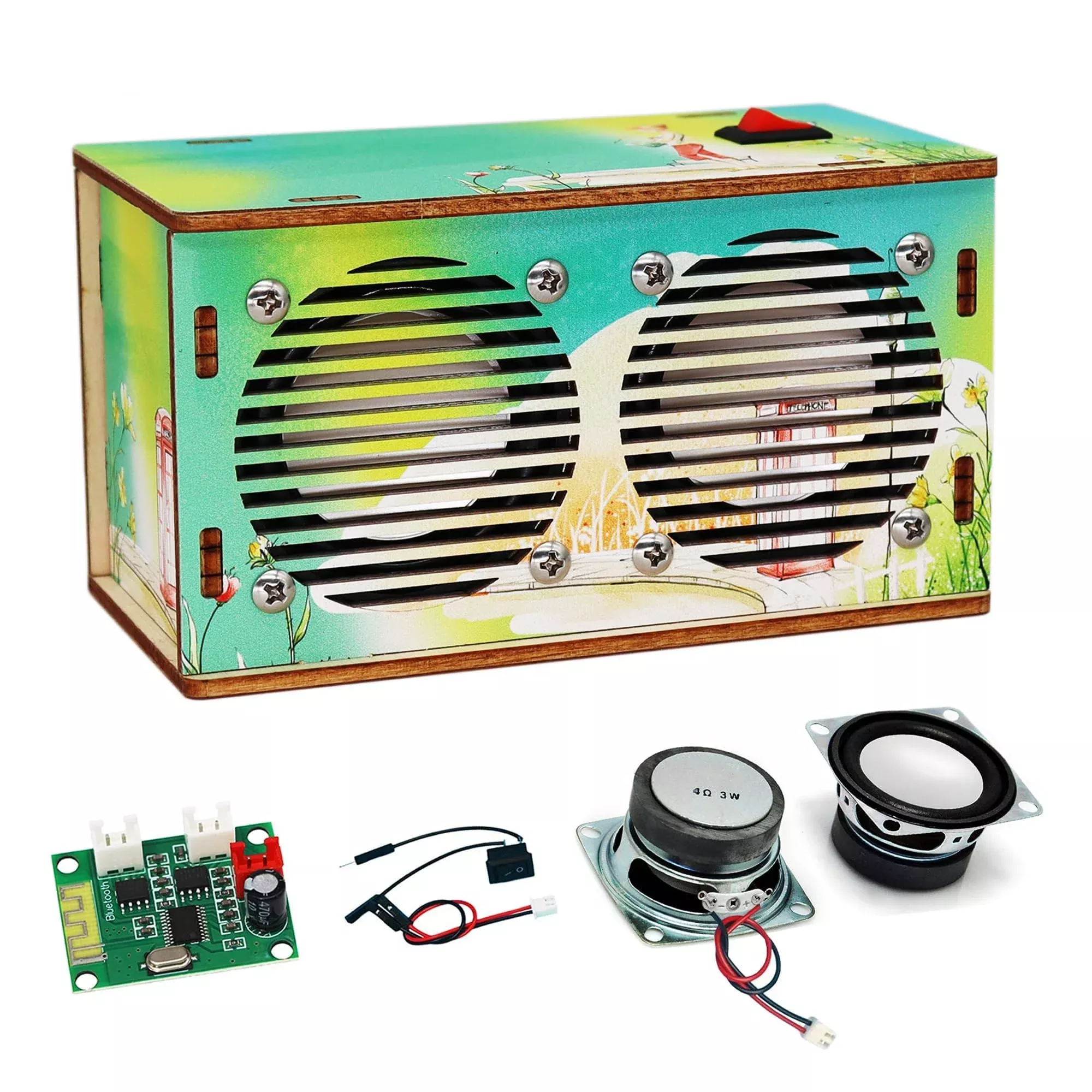 Diy Bluetooth Speaker Kit, Stem Projects For Kids Ages 8-12, Science K