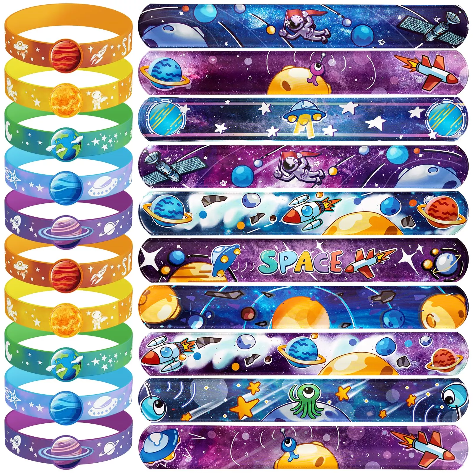 Dmight Space Party Favors, 30 Pcs Outer Space Themed Birthday Decorati