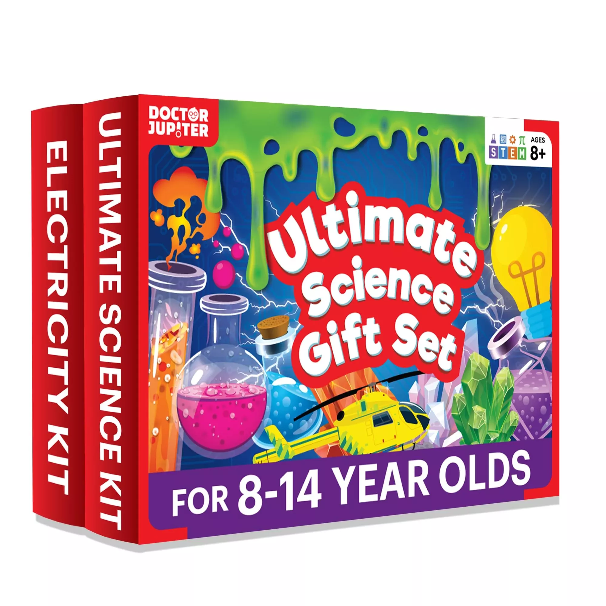 Doctor Jupiter Science Kits Gift Set for Boys, Blue, 4.33x14.12