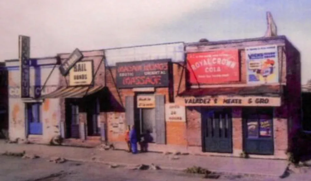 Downtown Deco 1002 HO Scale Addams Avenue Part 2 Cast Hydrocal Building Kit