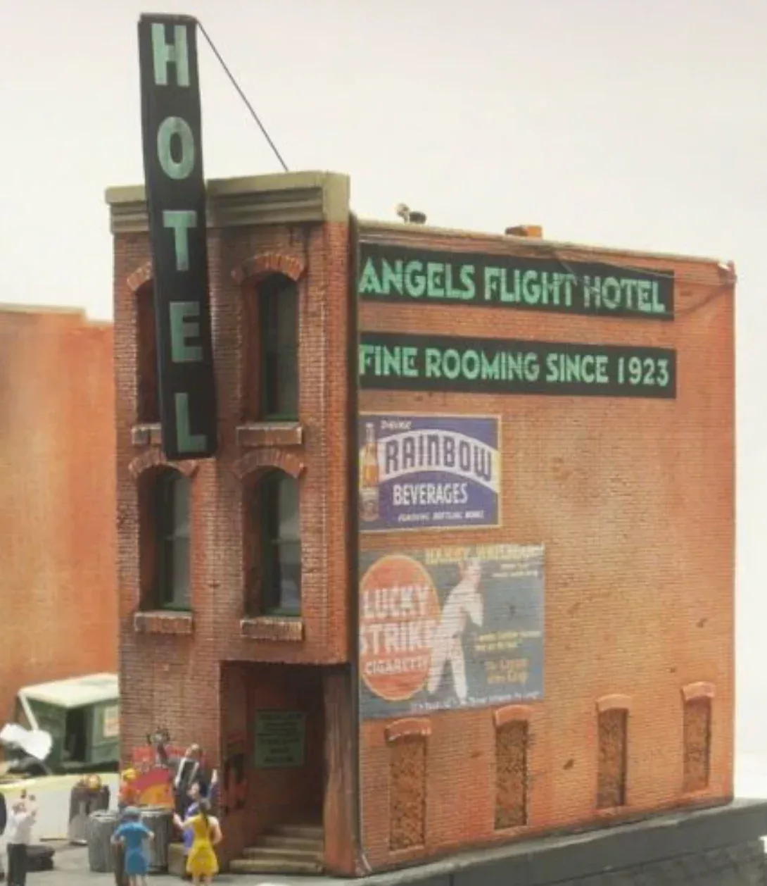 Downtown Deco 1033 HO Scale Skid Row Part 3 Cast Hydrocal Building Kit