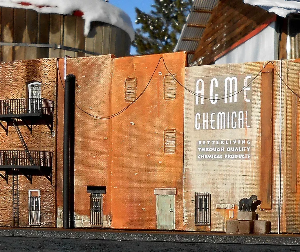 Downtown Deco 1056 HO Scale Factory Flat Cast Hydrocal Building Kit