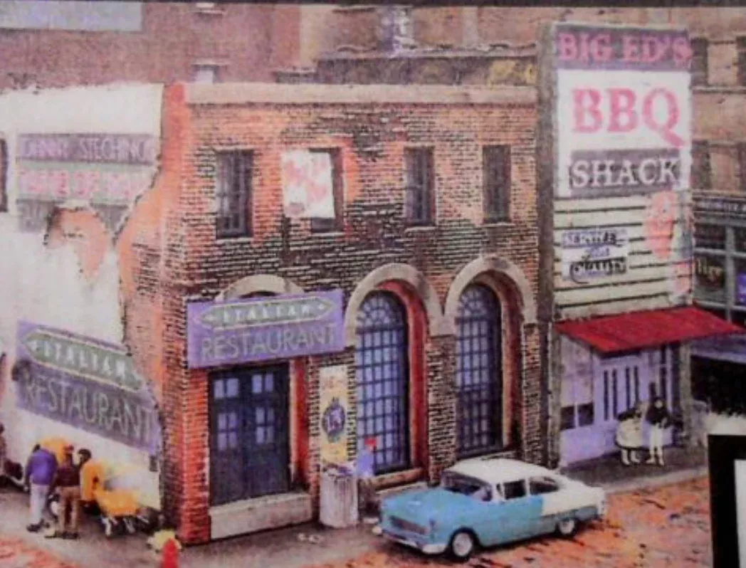 Downtown Deco 2007 N Scale Blair Avenue Part 2 Cast Hydrocal Building Kit