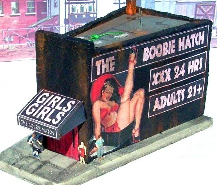 Downtown Deco 54 O Scale The Boobie Hatch Cast Hydrocal Building Kit