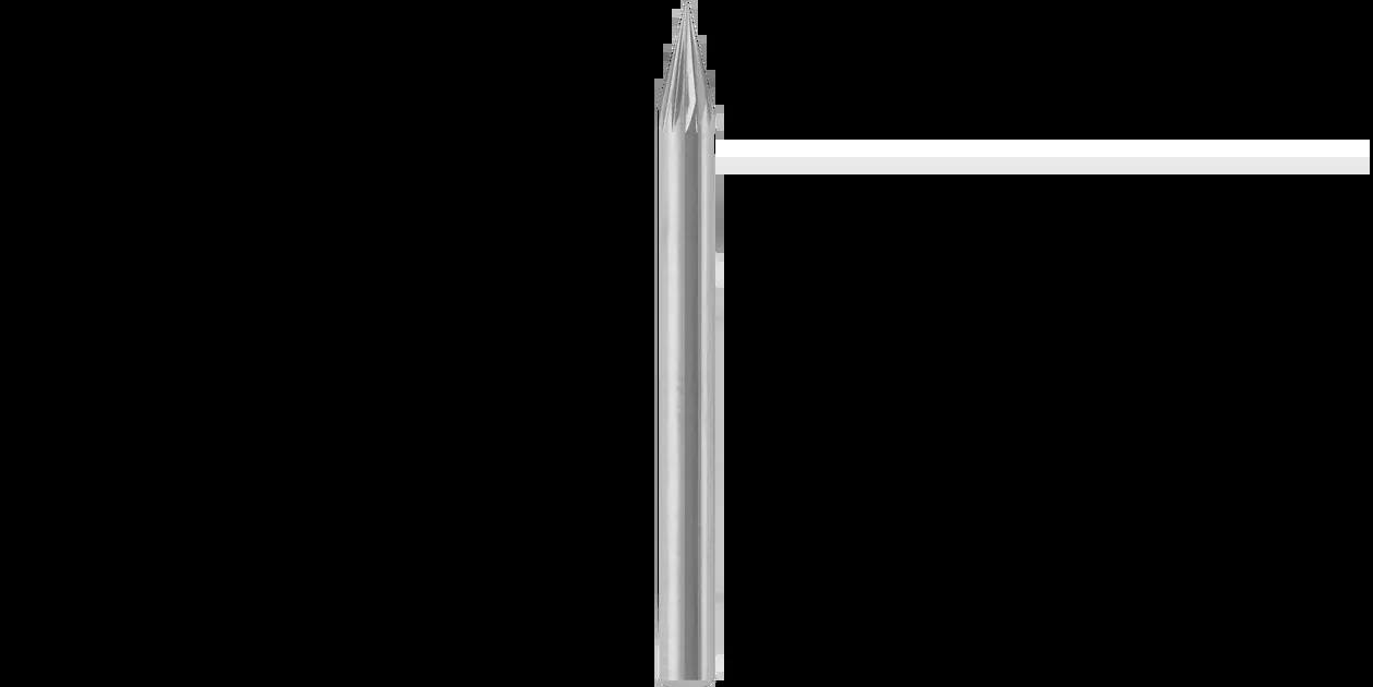 Dremel 9909 1/8" Tungsten Carbide Carving Bit with Point