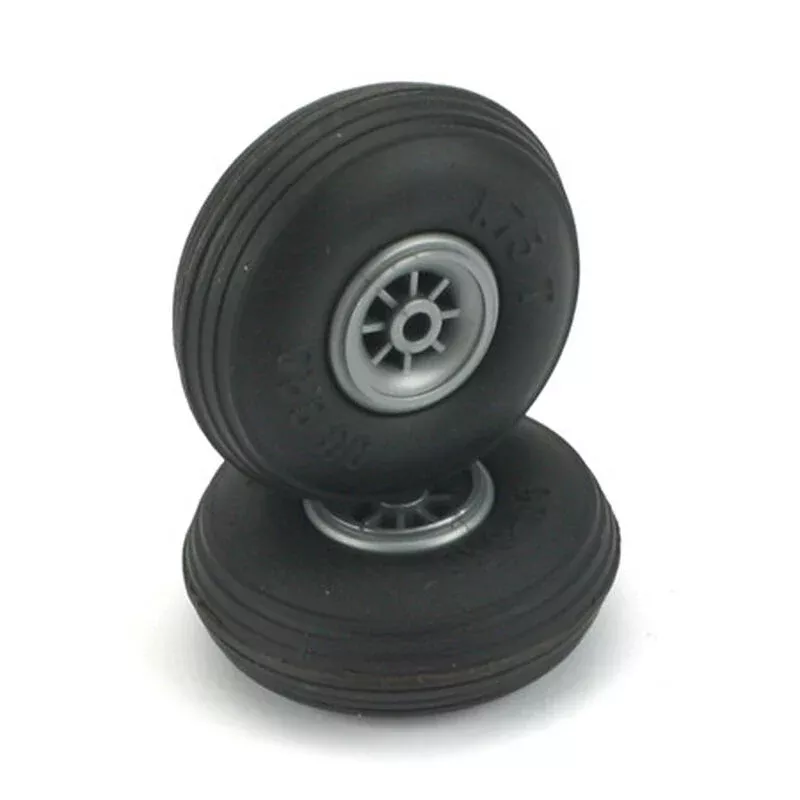 Du-Bro 175T 1-3/4” Treaded Surface Wheel for Scale Aircraft (2 Pack)