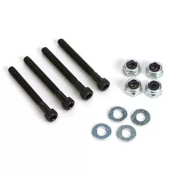 Du-Bro 178 4-40 x 1" Hex Socket Head Bolts with Lock Nuts (4 Pack)