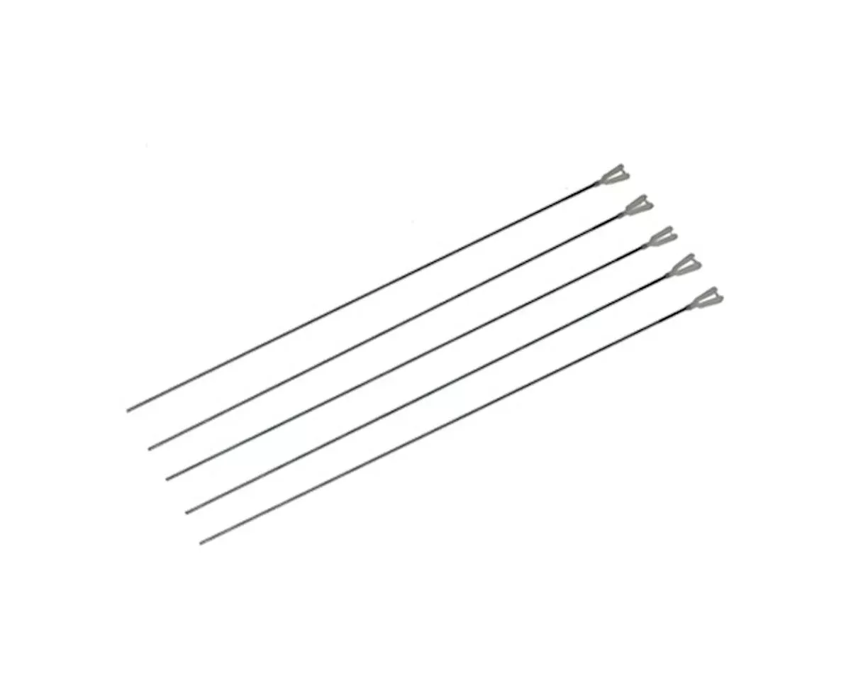 Du-Bro 184 Nylon Kwik-Links on 12" 2-56 Rods (5 Pack)