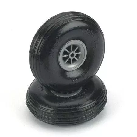 Du-Bro 200TL 2” Treaded Lightweight Wheel for Scale Aircraft (2 Pack)