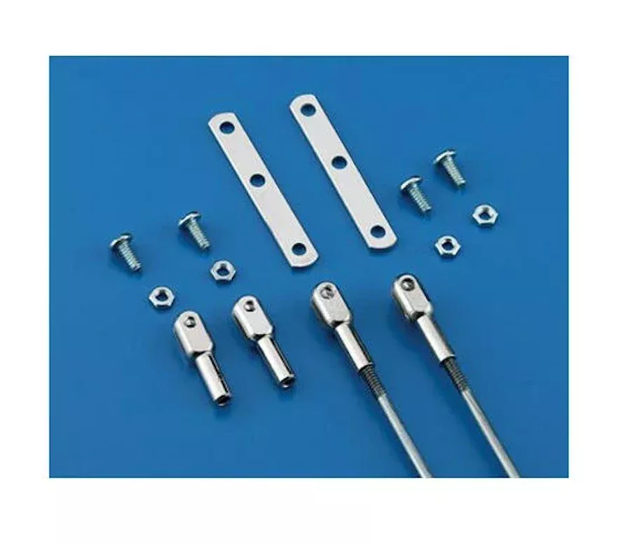 Du-Bro 205 4-40 Steel Rod End Assembly (2 Pack)