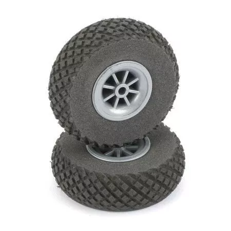 Du-Bro 300DL 3.0” Diamond Lite Wheels for Scale Aircraft (2 Pack)