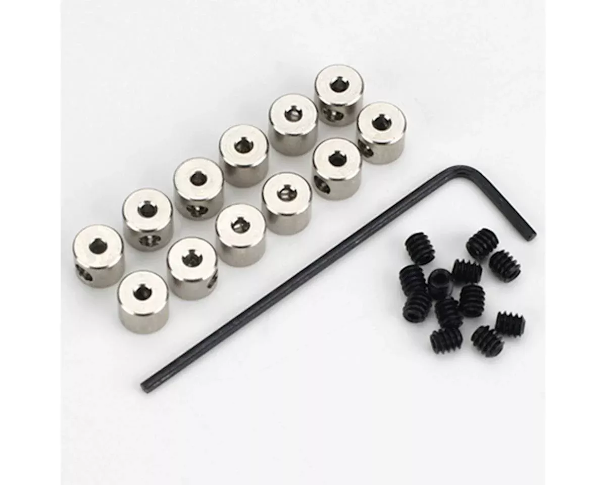 Du-bro 595 1/16” Brass Plated Dura-Collars (12 Pack)