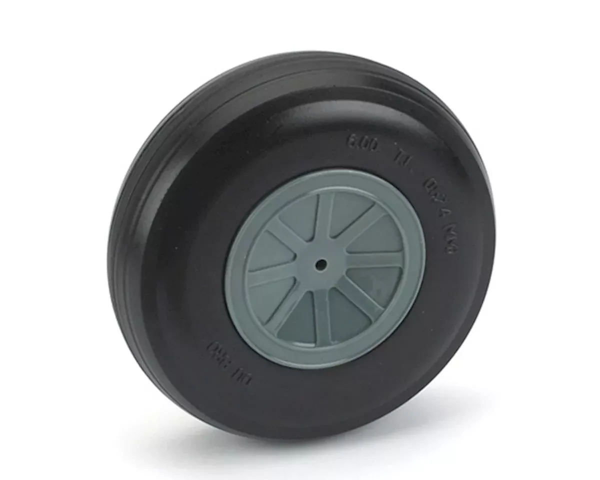 Du-Bro 600TL 6” Treaded Lightweight Wheel for Large Scale Aircraft