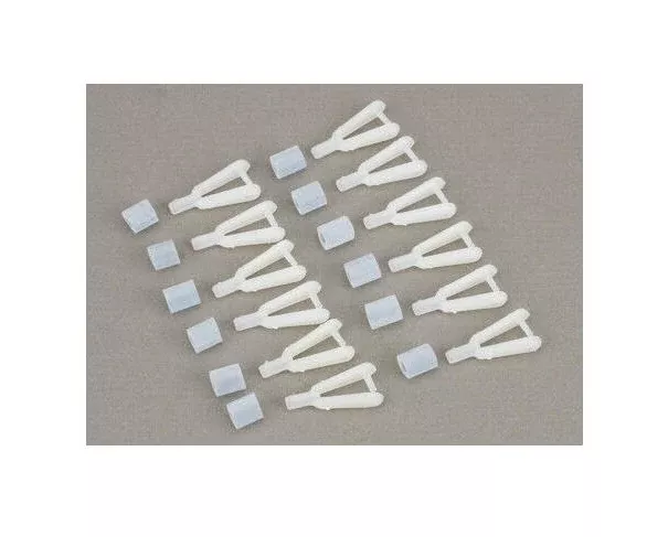 Du-Bro 602 Nylon Kwik-Links for 2-56 Rods (12 Pack)