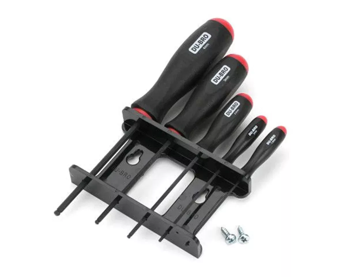 Du-Bro 706 5 Piece Metric Hex Ball Driver Wrench Set
