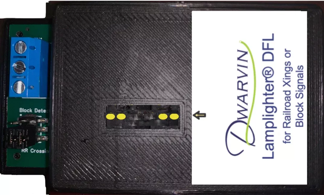 Dwarvin DVDFL301 O Scale Lamplighter DFL withPower Supply For Fiber Lighting