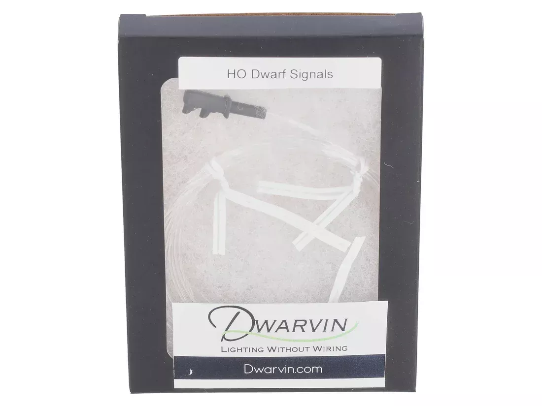 Dwarvin DVFLBS101 HO Scale Fiber-Lit 2 Color Dwarf Signal (Single)