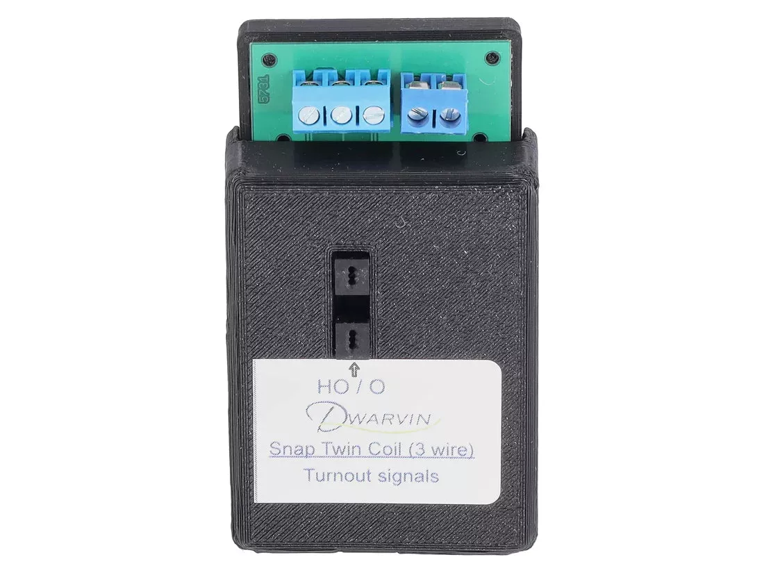 Dwarvin DVTSB2CU-1NP HO Scale Turnout Snap Bipolar Controller without Power Supply