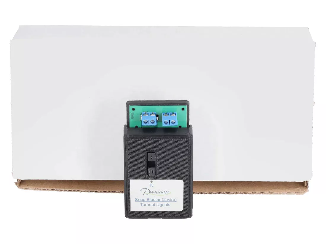 Dwarvin DVTSB2CU-2NP N Scale Turnout Snap Bipolar Controller without Power Supply