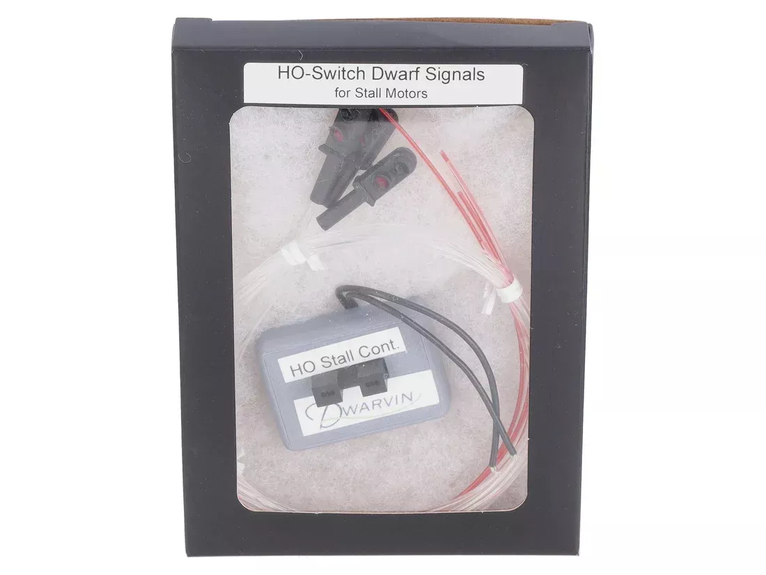 Dwarvin DVTSSS101 HO Scale Turnout Signal Stall Motor Controller with 3 Dwarf Signals