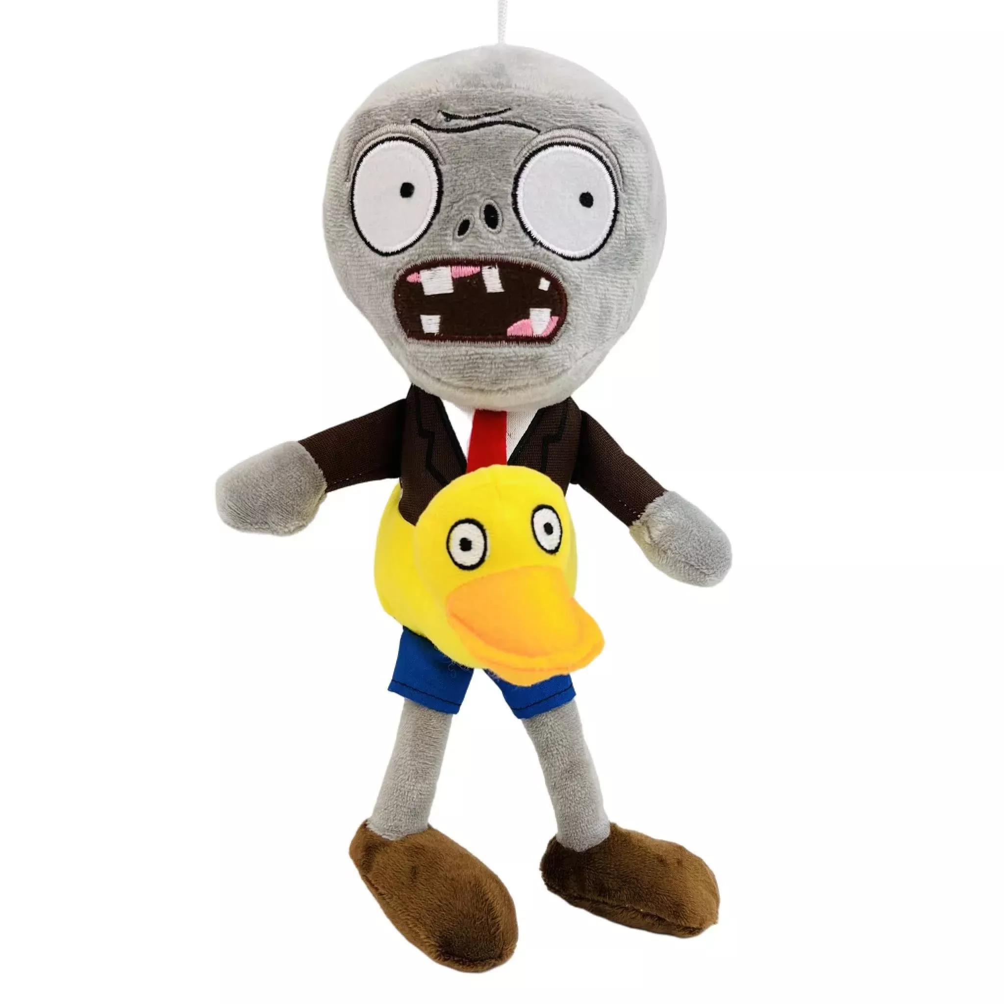 Dyharnsty Plants vs Zombies Plush Duck Toy 11 Inch Green Grey