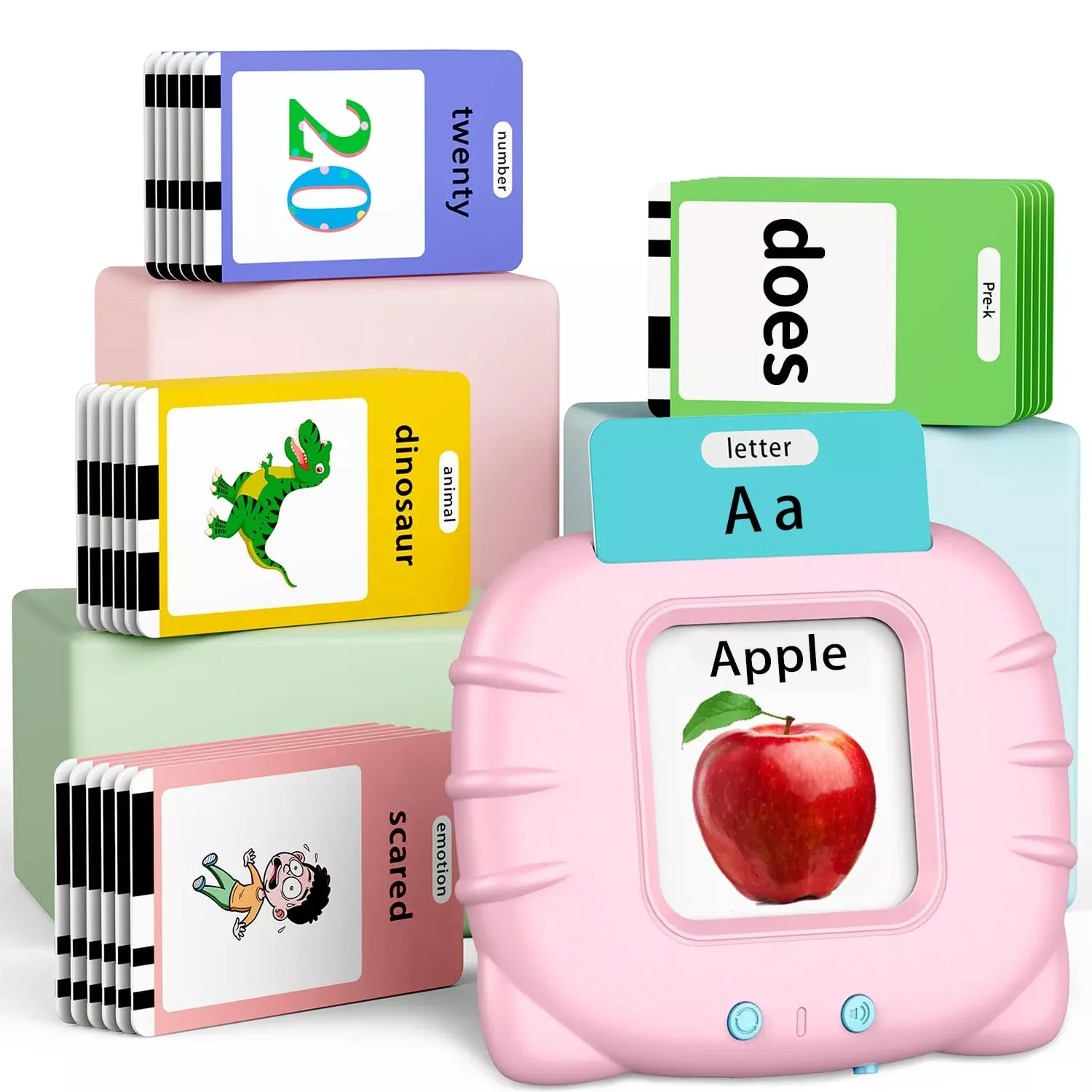 Eaever Interactive Learning Toy for Kids - Pink, Pre K Version