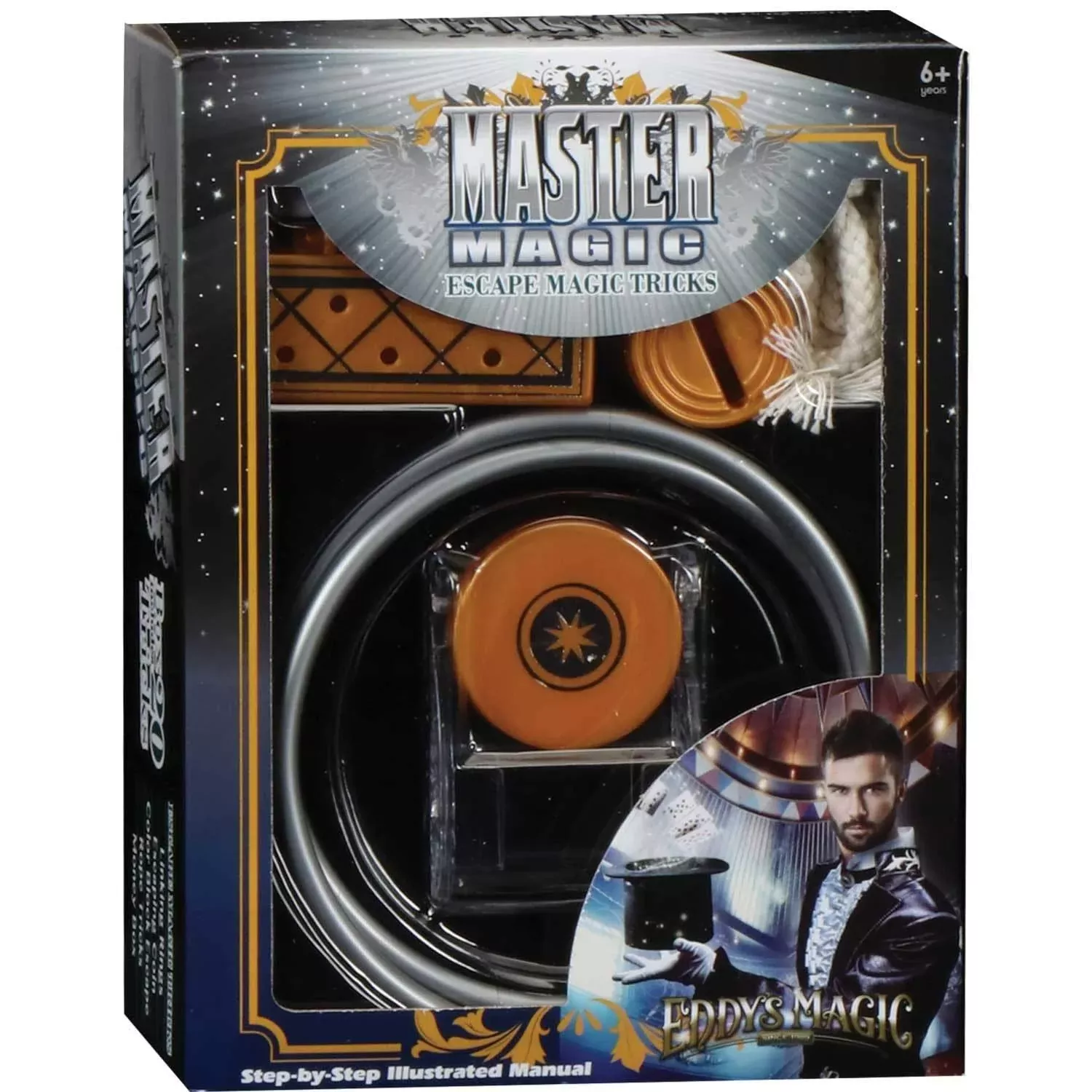 Eddy's Magic Master Escape Tricks Set - 20 Tricks, One Size