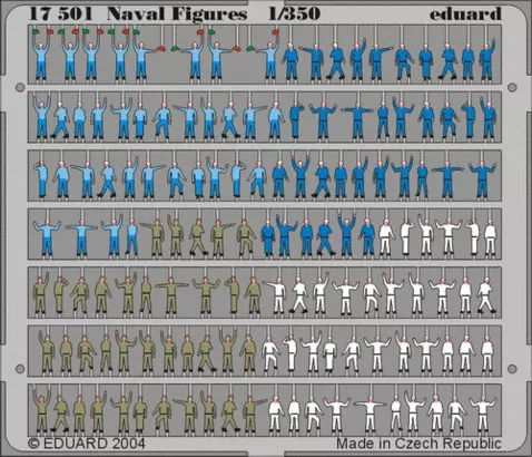 Eduard 17501 1/350 Navy Figures (Painted)