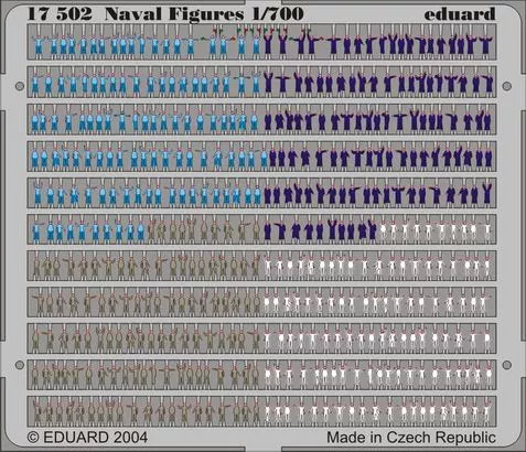 Eduard 17502 1/700 Navy Figures (Painted)