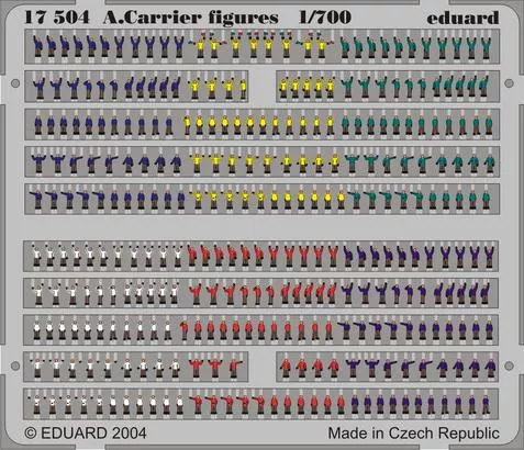 Eduard 17504 1/700 Aircraft Carrier Figures (Painted)