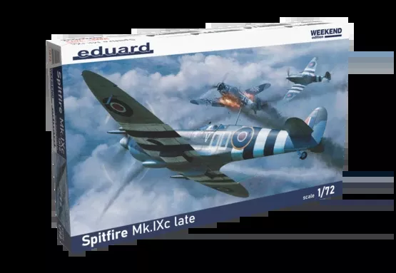 Eduard 7473 1/72 Spitfire Mk IXc Late British Fighter (Weekend Edition) Model Aircraft Kit