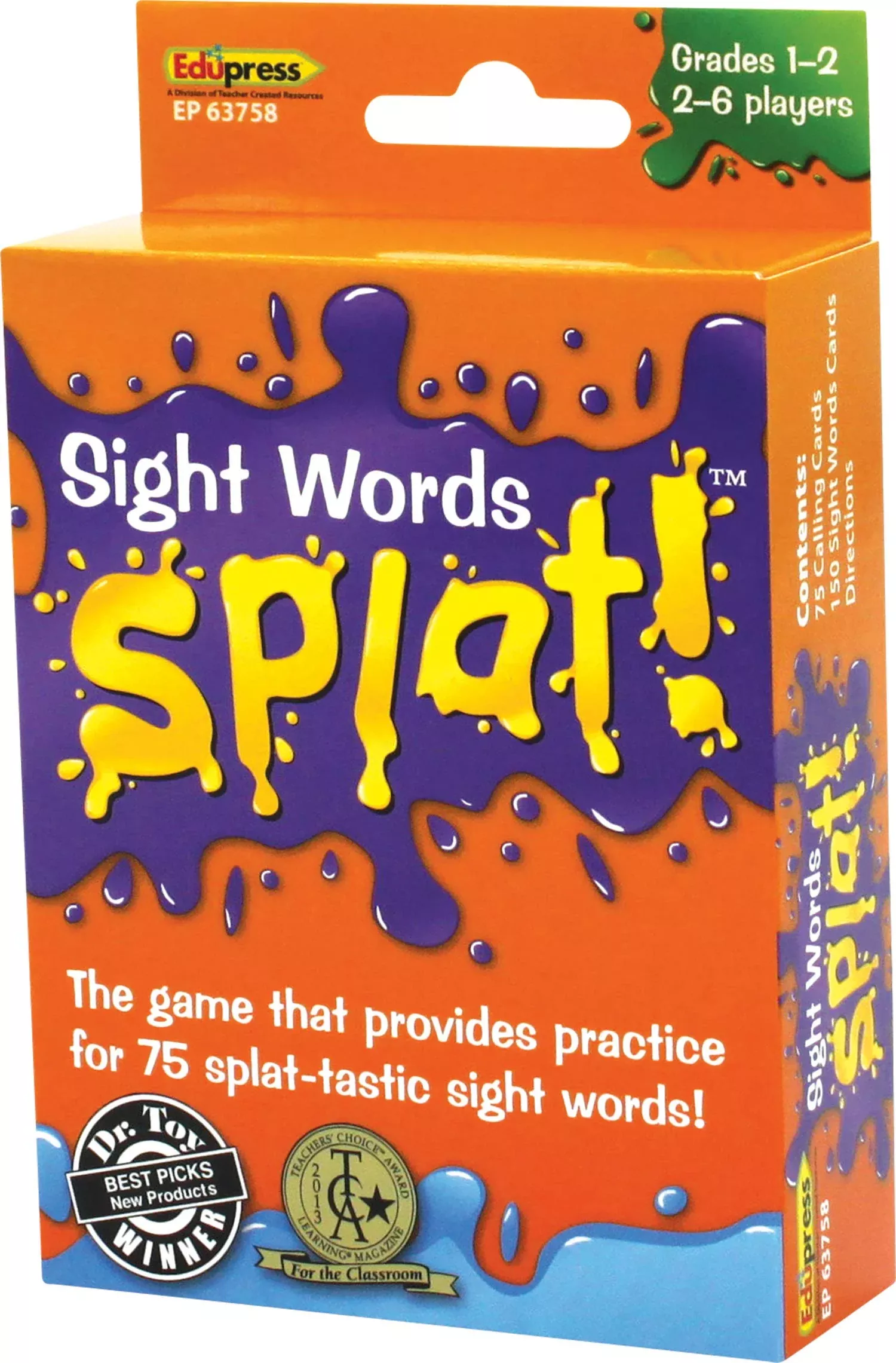 Edupress Sight Words Game for Grades 1-2, Set of 225 Cards,