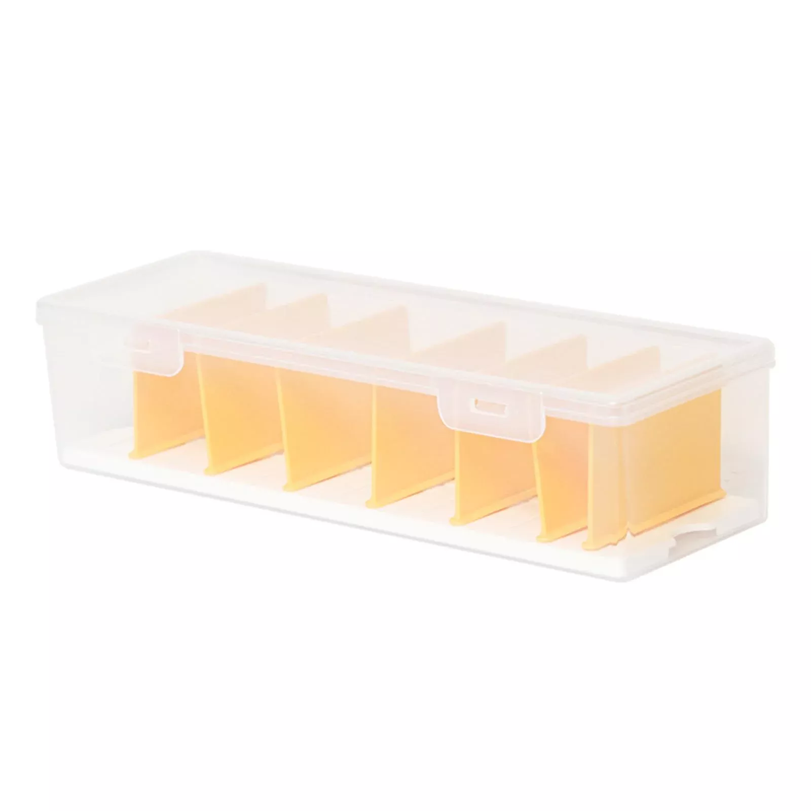 Egektbh Card Game Organizer With 7 Removable Dividers, Plastic Card Ca