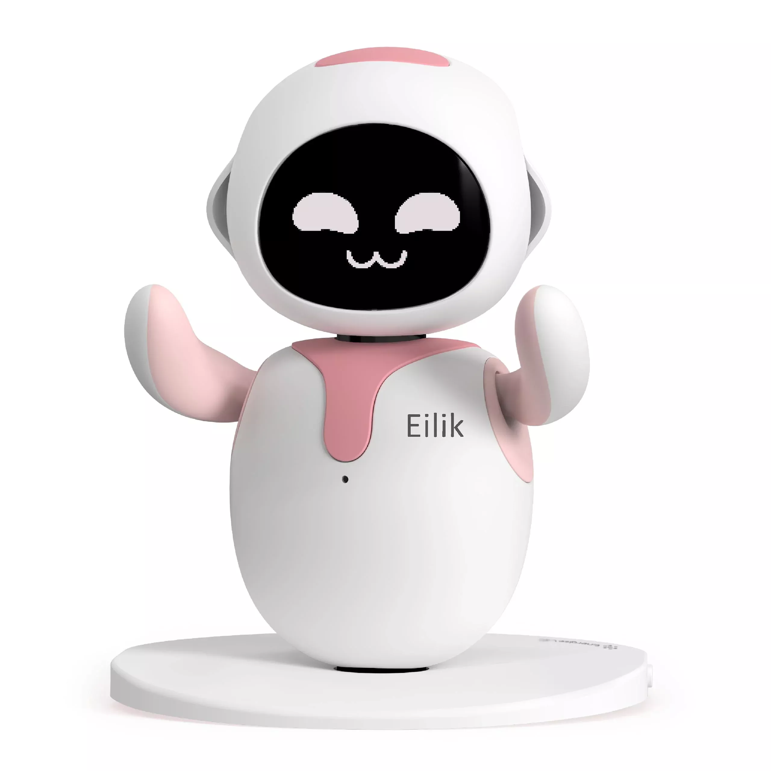 Eilik Robot Pet - Interactive Mini-Games - Pink - 4.3" x
