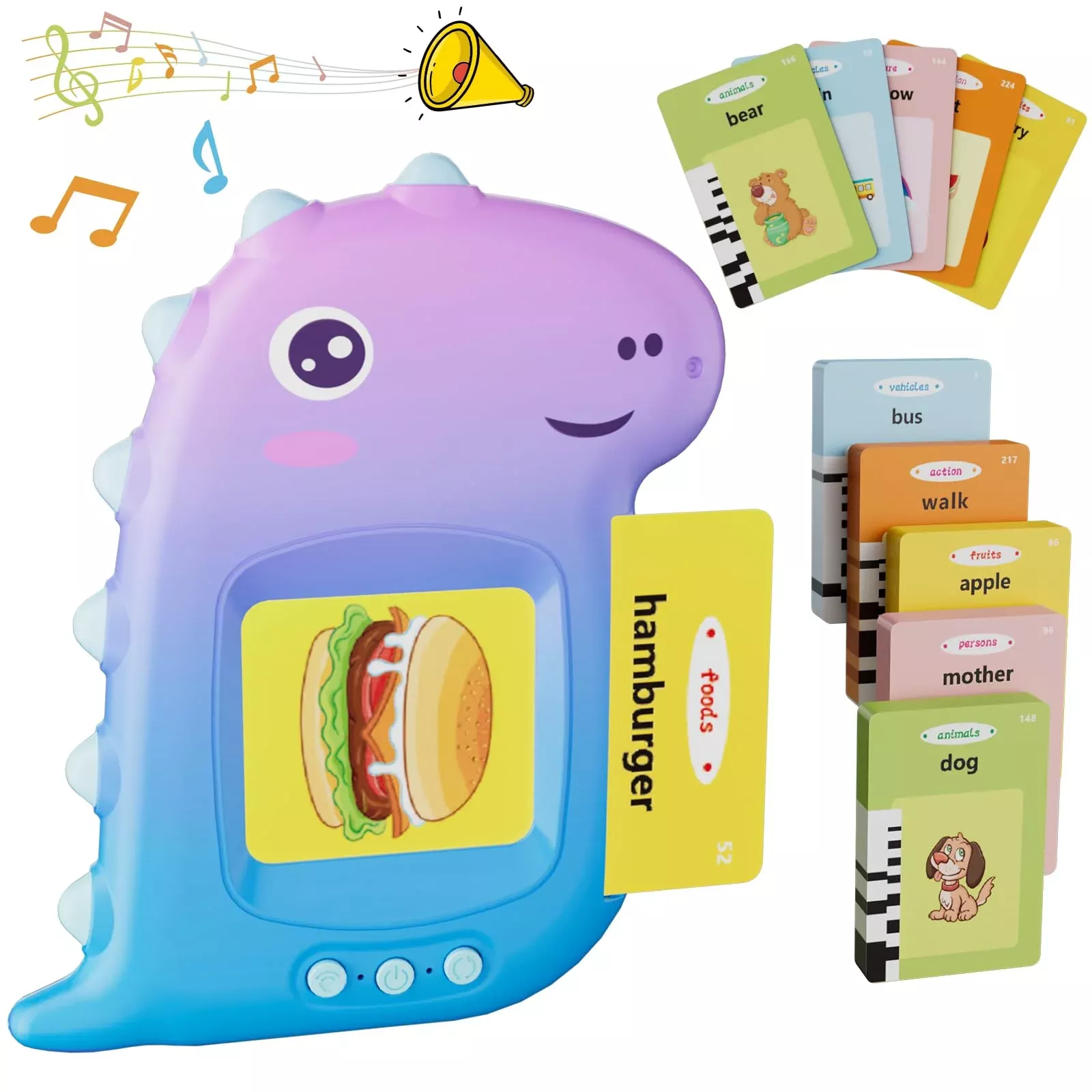 Electight Talking Flash Cards, [224 Sight Words] Toddler Words Learnin