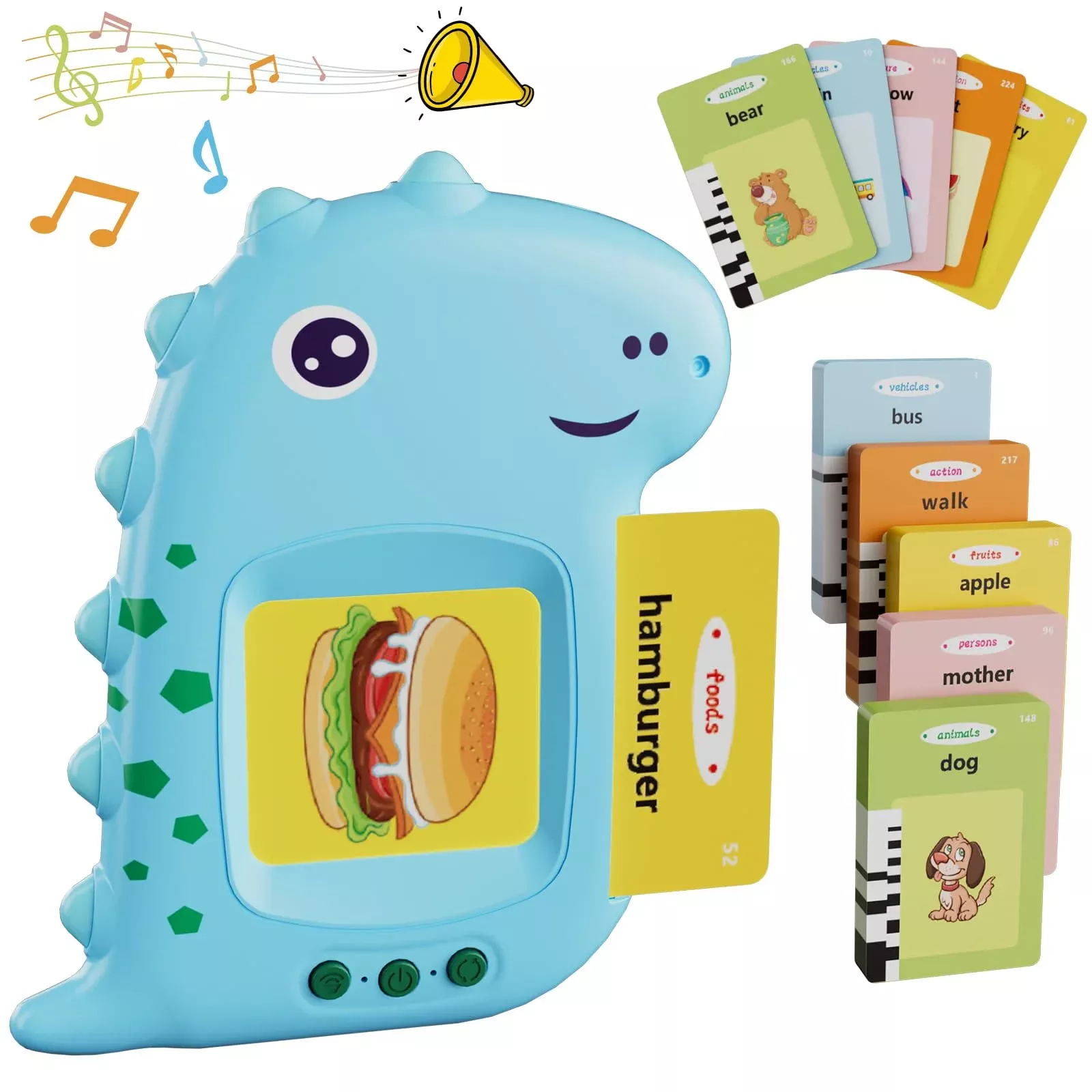 Electight Talking Flash Cards With 224 Sight Words, Preschool Montesso
