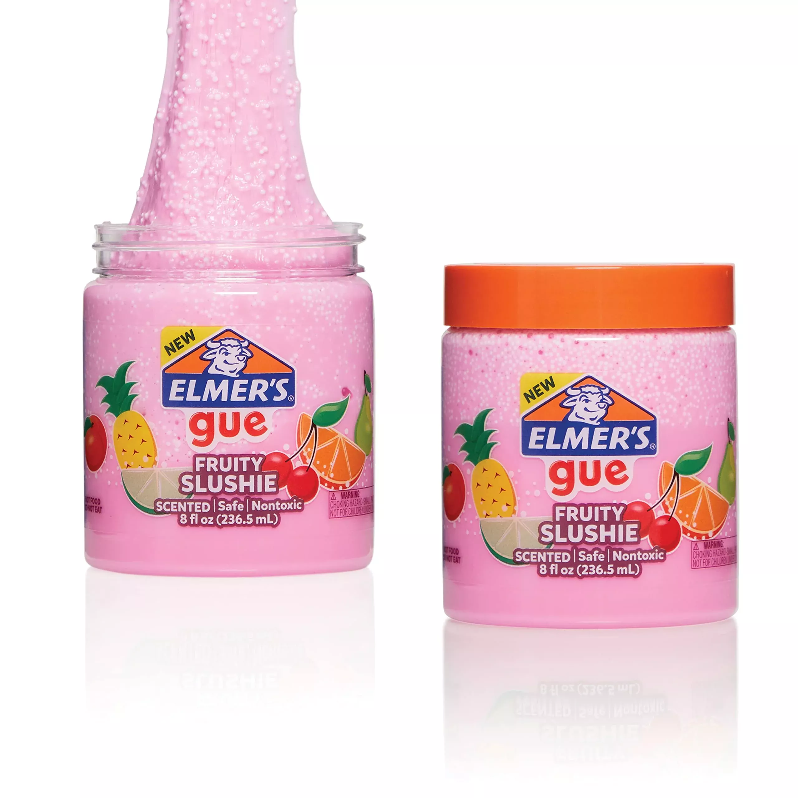 Elmer's Fruity Slushie Gue Premade Slime, 2 Containers, N